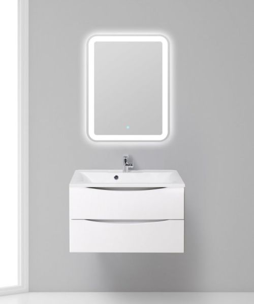 Тумба под раковину BelBagno подвесная 80x53см Bianco Lucido MARINO-800-2C-SO-BL-P Тумба под раковину BelBagno подвесная 80x53см Bianco Lucido MARINO-800-2C-SO-BL-P