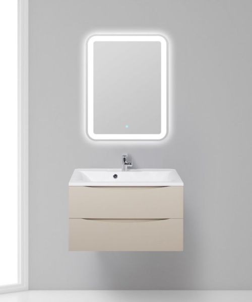 Тумба под раковину BelBagno подвесная 80x53см Crema Opaco MARINO-800-2C-SO-CO-P