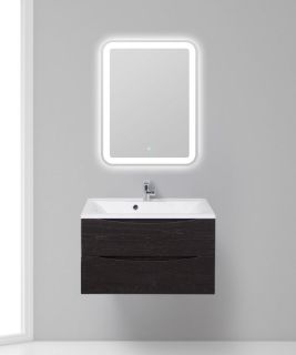 Тумба под раковину BelBagno подвесная 80x53см Rovere Cioccolato Amaro MARINO-800-2C-SO-RCA-P