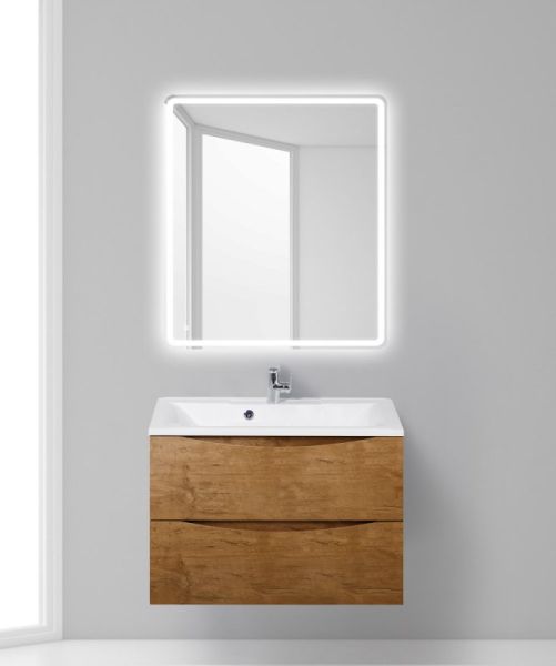 Тумба под раковину BelBagno подвесная 80x53см Rovere Nature MARINO-800-2C-SO-RN-P