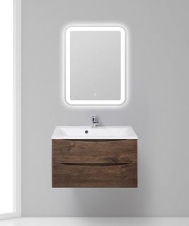 Тумба под раковину BelBagno подвесная 80x53см Rovere Moro MARINO-800-2C-SO-RW-P