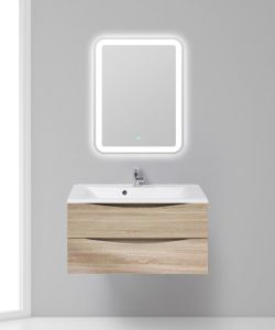 Тумба под раковину BelBagno подвесная 90x53см Rovere Bianco MARINO-900-2C-SO-WO-P