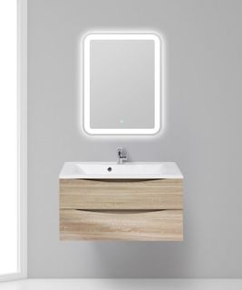 Тумба под раковину BelBagno подвесная 90x53см Rovere Bianco MARINO-900-2C-SO-WO-P