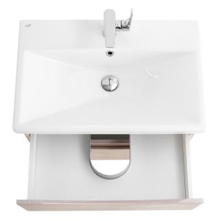 База под раковину BelBagno подвесная с двумя выкатными ящиками, Rovere Grigio, 564x440x500, MARINO-CER-600-2C-SO-RG-P дуб серый