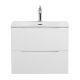 База под раковину BelBagno подвесная с двумя выкатными ящиками, Bianco Lucido, 596x390x500, MARINO-CER-MINI-600-2C-SO-BL-P белый глянцевый