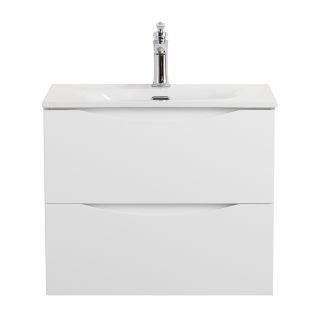 База под раковину BelBagno подвесная с двумя выкатными ящиками, Bianco Opaco, 596x390x500, MARINO-CER-MINI-600-2C-SO-BO-P белый матовый