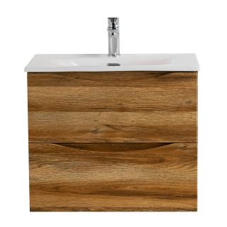 База под раковину BelBagno подвесная с двумя выкатными ящиками, Rovere Rustico, 596x390x500, MARINO-CER-MINI-600-2C-SO-RR-P дуб рустикальный