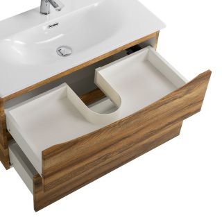 База под раковину BelBagno подвесная с двумя выкатными ящиками, Rovere Rustico, 696x390x500, MARINO-CER-MINI-700-2C-SO-RR-P дуб рустикальный