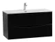 База под раковину BelBagno подвесная с двумя выкатными ящиками, Nero Lucido, 996x457x500, MARINO-CER-N-1000-2C-SO-NL-P черный глянец