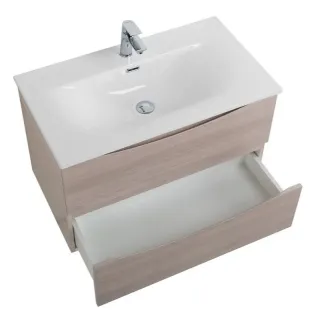 База под раковину BelBagno подвесная с двумя выкатными ящиками, Rovere Grigio, 996x457x500, MARINO-CER-N-1000-2C-SO-RG-P дуб серый