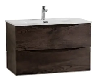 База под раковину BelBagno подвесная с двумя выкатными ящиками, Rovere Nature Grigio, 996x457x500, MARINO-CER-N-1000-2C-SO-RNG-P дуб натуральный серый