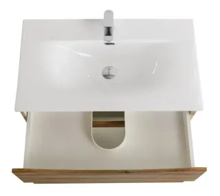 База под раковину BelBagno подвесная с двумя выкатными ящиками, Rovere Rustico, 996x457x500, MARINO-CER-N-1000-2C-SO-RR-P дуб рустикальный