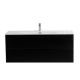 База под раковину BelBagno подвесная с двумя выкатными ящиками, Nero Lucido, 1196x460x500, MARINO-CER-N-1200-2C-SO-NL-P черный глянцевый