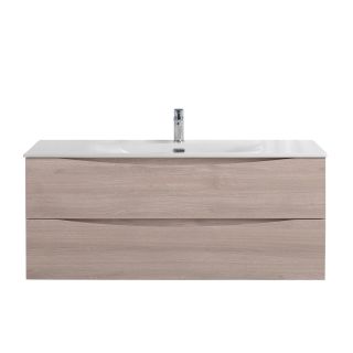 База под раковину BelBagno подвесная с двумя выкатными ящиками, Rovere Grigio, 1196x460x500, MARINO-CER-N-1200-2C-SO-RG-P дуб серый