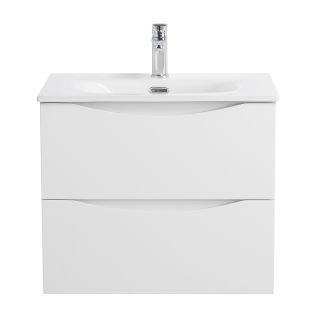 База под раковину BelBagno подвесная с двумя выкатными ящиками, Bianco Opaco, 596x455x500, MARINO-CER-N-600-2C-SO-BO-P белый матовый