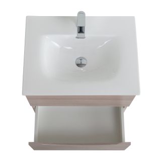 База под раковину BelBagno подвесная с двумя выкатными ящиками, Rovere Grigio, 596x455x500, MARINO-CER-N-600-2C-SO-RG-P дуб серый