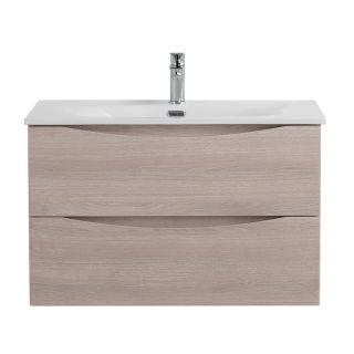 База под раковину BelBagno подвесная с двумя выкатными ящиками, Rovere Grigio, 796x455x500, MARINO-CER-N-800-2C-SO-RG-P дуб серый