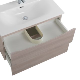 База под раковину BelBagno подвесная с двумя выкатными ящиками, Rovere Grigio, 796x455x500, MARINO-CER-N-800-2C-SO-RG-P дуб серый