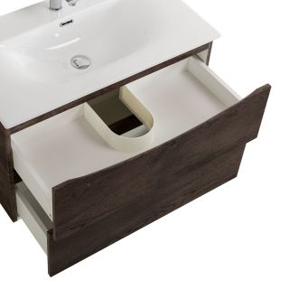 База под раковину BelBagno подвесная с двумя выкатными ящиками, Rovere Rustico, 796x455x500, MARINO-CER-N-800-2C-SO-RR-P дуб рустикальный