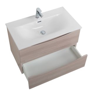 База под раковину BelBagno подвесная с двумя выкатными ящиками, Rovere Grigio, 896x455x500, MARINO-CER-N-900-2C-SO-RG-P дуб серый