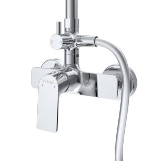 Душевая стойка BelBagno со смесителем, хром MARINO-DOCM-CRM