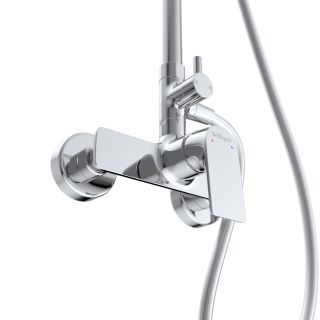 Душевая стойка BelBagno со смесителем, хром MARINO-DOCM-CRM