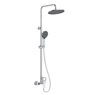 Душевая стойка BelBagno со смесителем, хром MARINO-DOCM-CRM