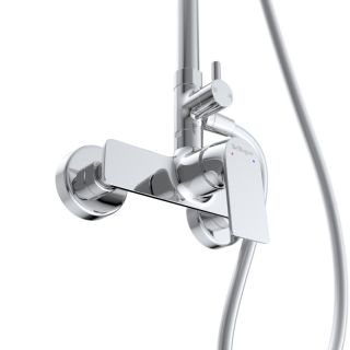 Комплект смесителей BelBagno для ванной - смеситель для ванны и смеситель для раковины MARINO-DOCM/LVM-CRM хром