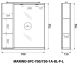 Зеркальный шкаф BelBagno с подсветкой левосторонний 70x75см Bianco Lucido MARINO-SPC-700/750-1A-BL-P-L Зеркальный шкаф BelBagno с подсветкой левосторонний 70x75см Bianco Lucido MARINO-SPC-700/750-1A-BL-P-L