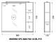Зеркальный шкаф BelBagno с подсветкой правосторонний 80x75см Bianco Lucido MARINO-SPC-800/750-1A-BL-P-R Зеркальный шкаф BelBagno с подсветкой правосторонний 80x75см Bianco Lucido MARINO-SPC-800/750-1A-BL-P-R