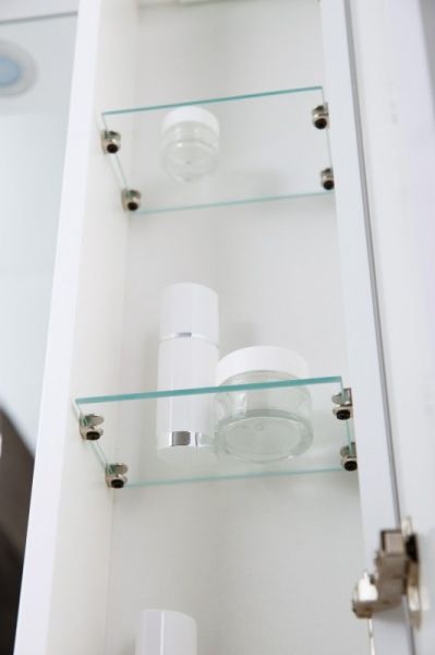 Зеркальный шкаф BelBagno с подсветкой правосторонний 60x75см Bianco Lucido MARINO-SPC-600/750-1A-BL-P-R Зеркальный шкаф BelBagno с подсветкой правосторонний 60x75см Bianco Lucido MARINO-SPC-600/750-1A-BL-P-R