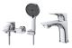 Комплект смесителей BelBagno MARINO-VASM/LVM-CRM. для ванны и душа. для раковины. хром