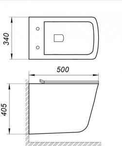 Унитаз подвесной BelBagno Marmi BB052CHR