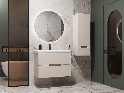 Шкаф пенал Style LineМатис 36 ЛС-00002311 подвесной крем