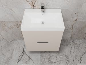 Тумба под раковину Style Line Матис 60 ЛС-00002310 подвесная крем