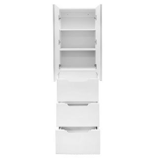 Пенал напольный Azario Kantri CS00097265 50 см белый глянец