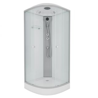 Душевая кабина Niagara Eco E80/13/MT 80x80 см профиль хром стекло матовое