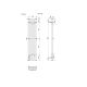 Полотенцесушитель электрический Point Фрея PN20728W П2 140x800 диммер слева белый