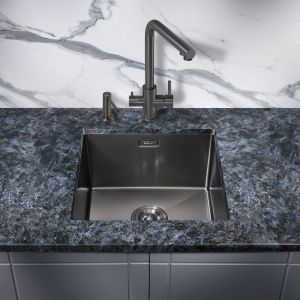 Мойка для кухни Milacio Denia 44 Steel MC.77439 воронёная сталь