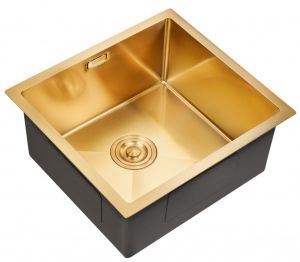 Мойка для кухни Milacio Denia 48 Steel MC.77448 брашированное золото