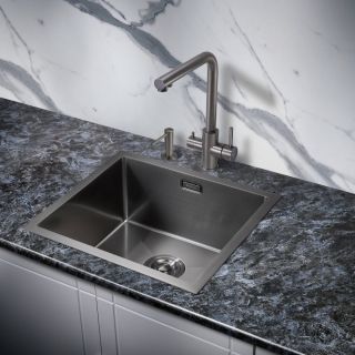 Мойка для кухни Milacio Дения 48 MC.77449 сталь воронёная