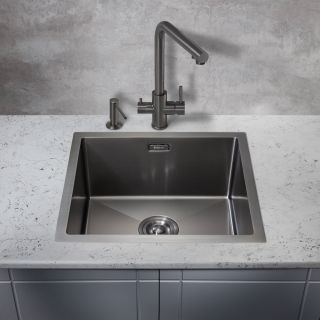 Мойка для кухни Milacio Дения 48 MC.77449 сталь воронёная