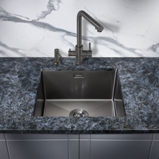Мойка для кухни Milacio Дения 48 MC.77449 сталь воронёная