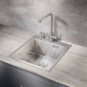 Мойка для кухни Milacio Denia 46 Steel MC.77470 нержавеющая сталь