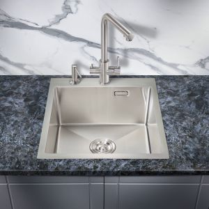 Мойка для кухни Milacio Denia 46 Steel MC.77470 нержавеющая сталь