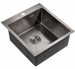 Мойка для кухни Milacio Denia 46 Steel MC.77479 воронёная сталь
