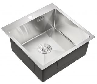 Мойка для кухни Milacio Denia 51 Steel MC.77480 нержавеющая сталь