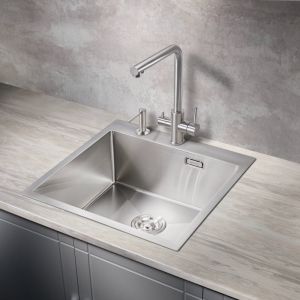 Мойка для кухни Milacio Denia 51 Steel MC.77480 нержавеющая сталь
