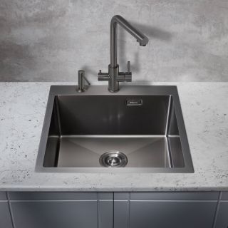 Мойка для кухни Milacio Дения 51 MC.77489 сталь воронёная