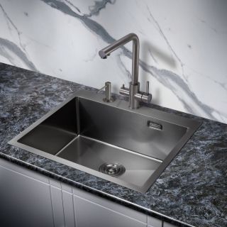 Мойка для кухни Milacio Дения 59 MC.77499 сталь воронёная